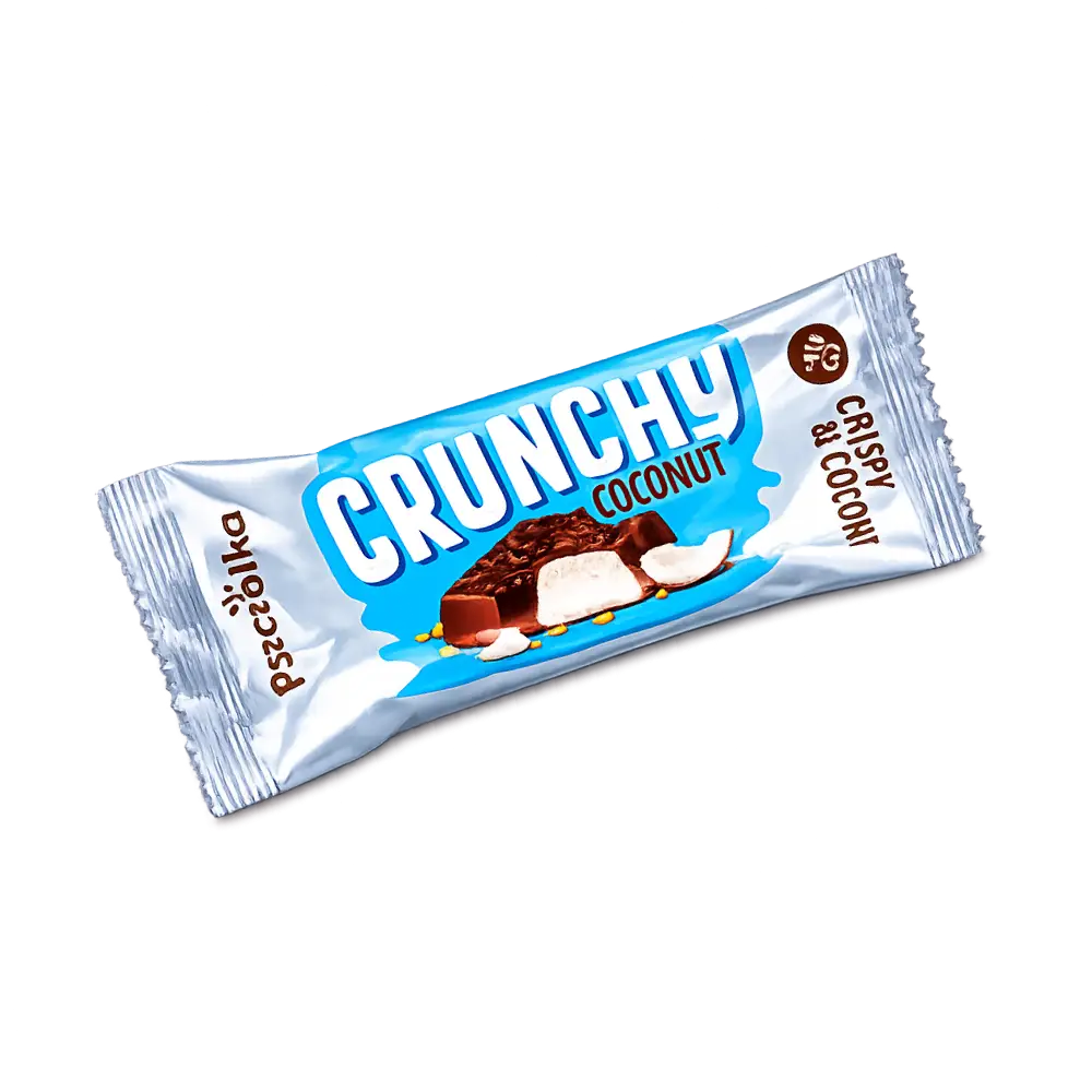 cukierek crunchy crispies & coconut / pszczółka cukierek crunchy crispies & coconut / pszczółka