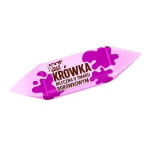 krówka mleczna o smaku borówkowym / pszczółka