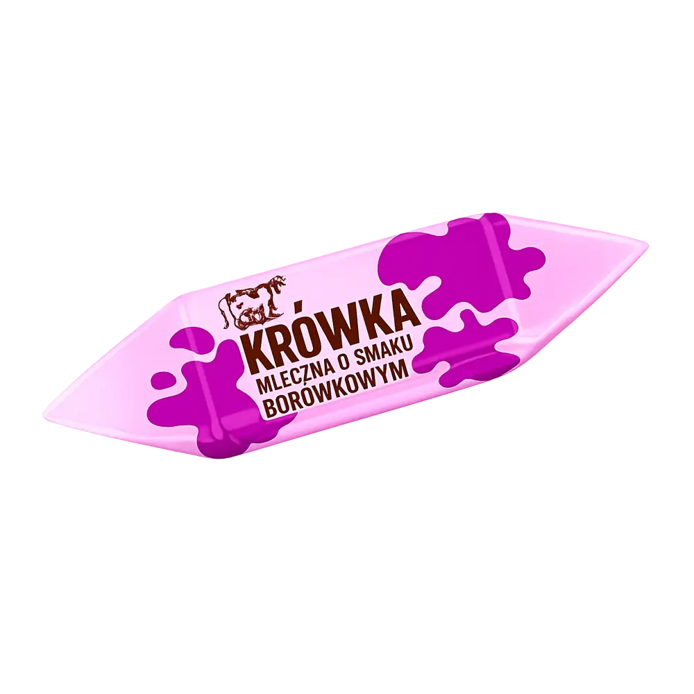 krówka mleczna o smaku borówkowym / pszczółka krówka mleczna o smaku borówkowym / pszczółka