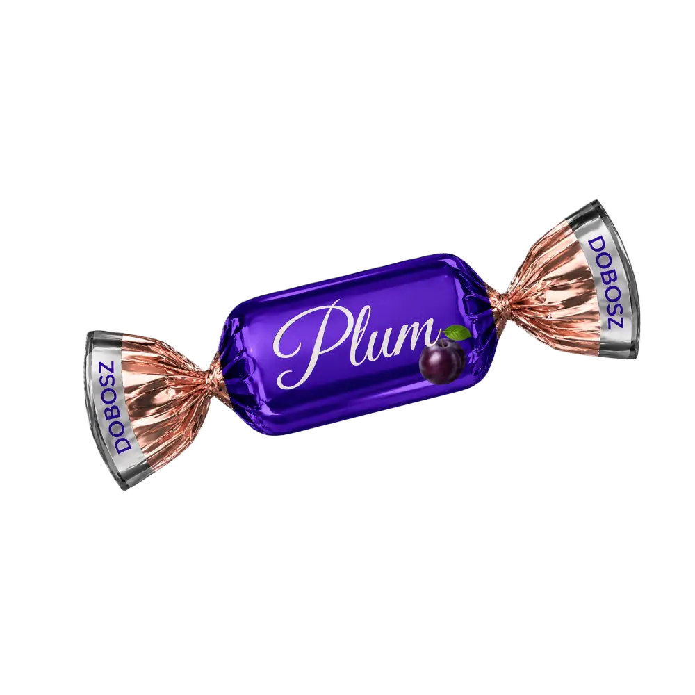 cukierek plum Śliwka w trufle / dobosz cukierek plum Śliwka w trufle / dobosz